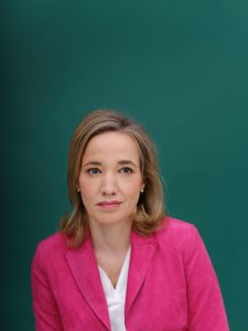 Kristine Schröder fotografiert für Buchtitel